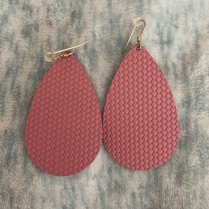 Nickel and Suede Rosewood Cardigan Teardrop M